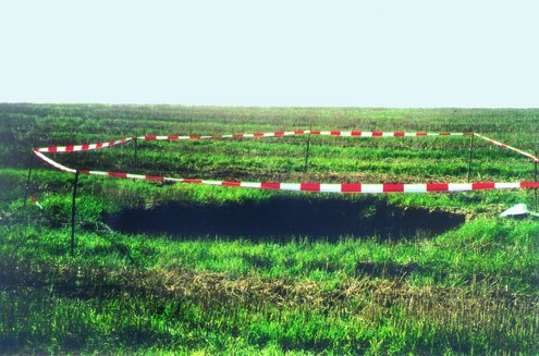 Erdfall in Nordhessen